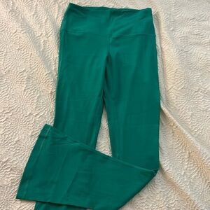 Green Lululemon Flare Leggings